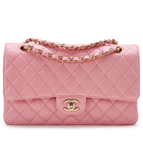 chanel classic flap medium pink python|fashionphile chanel flap.